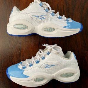 Reebok Question Low Patent Fluid Blue